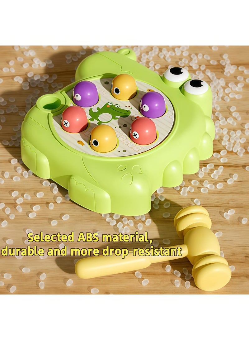 aiyingle Whack A Mole Toy,Pounding Toy for Kid,Baby Interactive Toy,Cute Animal Hand Percussion with Soft Hammer,Early Education Toys,Portable Game Toy,Parent-child Interactive Toy,Hand-eye Coordination Cultivation Concentration,Early Education Toy，Interactive Educational Toys,for Boy and Girl Toddler Toys Gift - Image 4